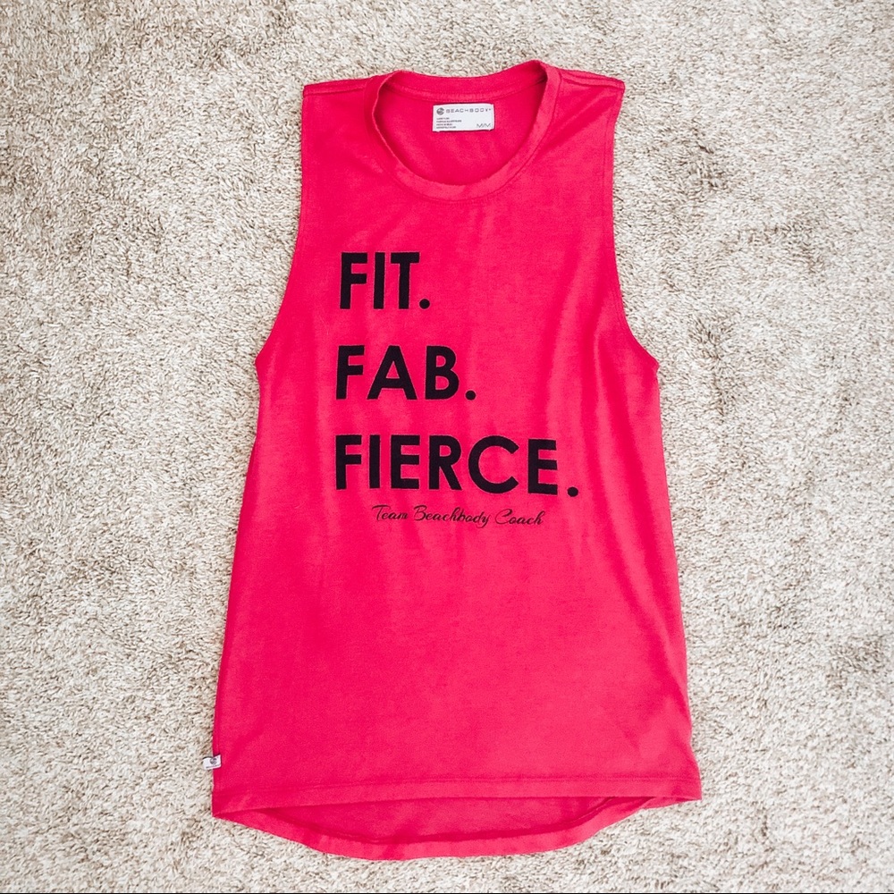 FIT, FAB, FIERCE workout tank 💪🏼